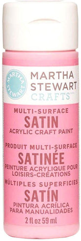 Martha Stewart Multi Surface Paint Satin 2 Oz. Camellia Pink - Al Masam Stationery LLC